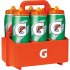 NOSIČ GATORADE + 6KS LAHVÍ GATORADE BIDON