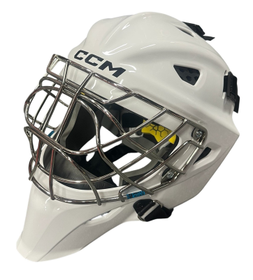 BRANKÁŘSKÁ MASKA CCM AXIS F5 JR WHITE