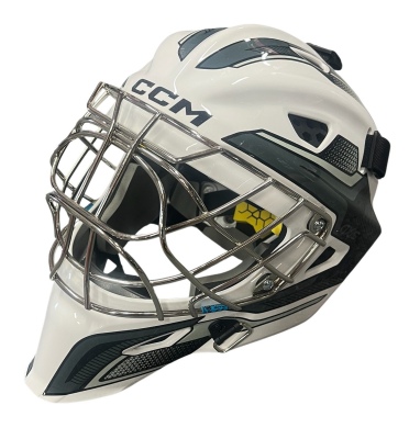 BRANKÁŘSKÁ MASKA CCM AXIS F5 SR WHITE-BLACK