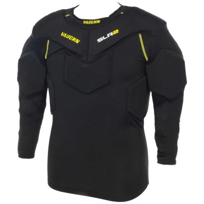 VAUGHN PADDED GOALIE COMPRESSION SHIRT SLR2 black senior